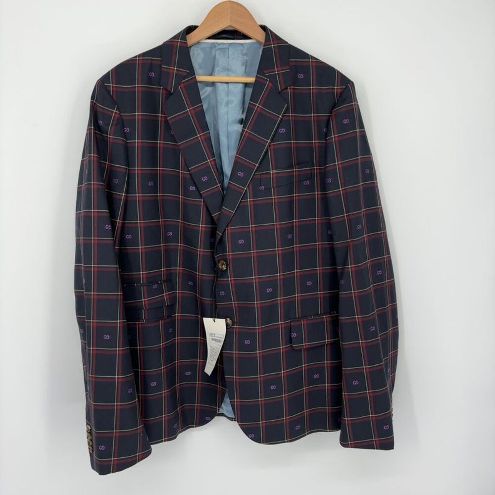 Gucci Logo Wool Blazer